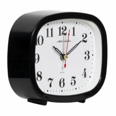 Будильник Волжанка 12,5x10,5 см ЧБ-5-001 (q)