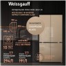 Холодильник (Side-by-Side) Weissgauff WCD 510 Built-in Inverter NoFrost Сhampagne Glass (q)