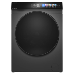 Комплект Стиральная машина MFW101216GR + сушильная машина MDR1016GR HP + соед.элемент MCP10GR MEFERI ТЕМНЫЙ ГРАФИТ (h)