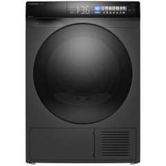 Комплект Стиральная машина MFW101216GR + сушильная машина MDR1016GR HP + соед.элемент MCP10GR MEFERI ТЕМНЫЙ ГРАФИТ (h)