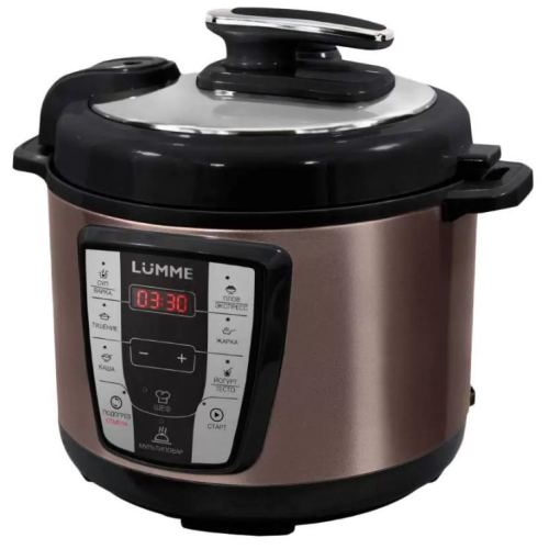 Мультиварка-скороварка Lumme LU-1450 бронзовый агат (q)