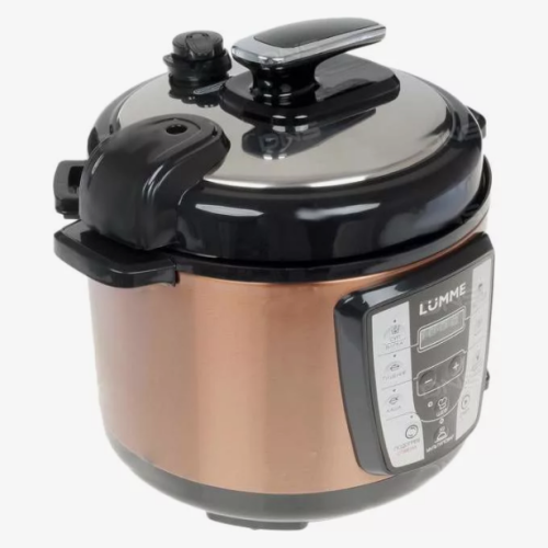 Мультиварка-скороварка Lumme LU-1450 золотой сапфир (q)