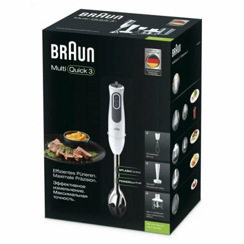 Блендер погружной Braun MQ3137WH SAUCE+ (q)