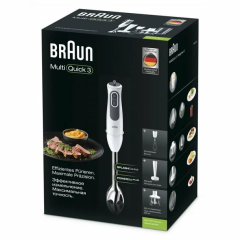 Блендер погружной Braun MQ3137WH SAUCE+ (q)