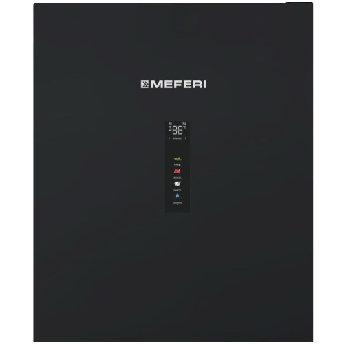 Холодильник двухкамерный Meferi MFR200BK TOTAL NO FROST COMBI ULTRA (h)
