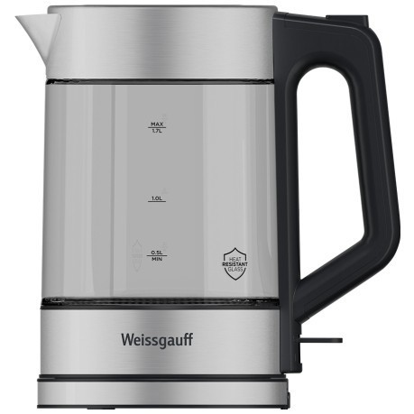 Электрочайник Weissgauff WK 1720 ECOGLASS INOX (q)
