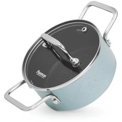 Кастрюля FISSMAN MINI CHEF 16x8см / 1,54л с крышкой (алюминий) (h)