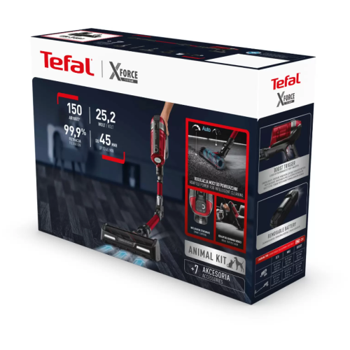 Вертикальный пылесос Tefal X-Force Flex 12.60 TY98A9WO (h)x