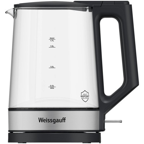 Электрочайник Weissgauff WK 1700 EcoGlass Graphite (q)