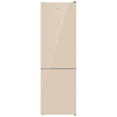 Холодильник двухкамерный Weissgauff WRK 195 D Full NoFrost Beige Glass (q)