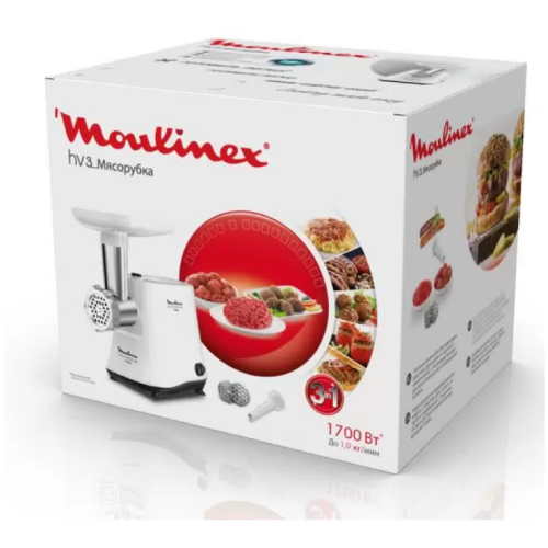 Электромясорубка Moulinex Compact PRO 3 в 1 ME301132 (q)