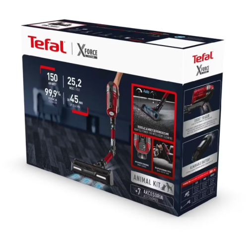 Вертикальный пылесос Tefal X-Force Flex 12.60 TY98A9WO (h)