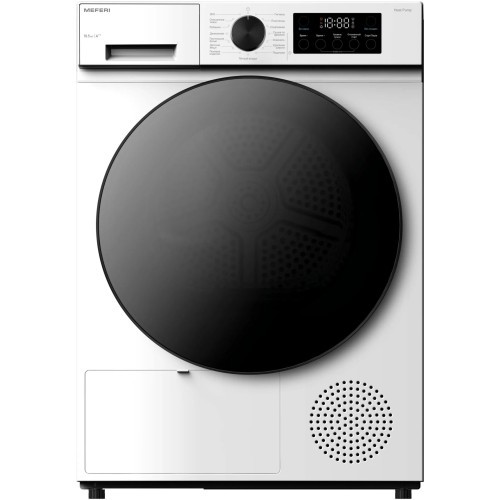 Комплект Стиральная машина Meferi  MFW101415WH ULTRA + Сушильная машина Meferi MDR1015WH HP ULTRA + Соединительный элемент MCP10WH ULTRA (h)