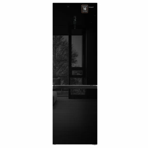 Холодильник двухкамерный Weissgauff WRK 2000 Total NoFrost Inverter Black Glass (q)