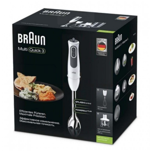 Блендер погружной Braun MQ3135WH SAUCE (q)