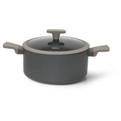 Кастрюля FISSMAN NIKKI 28x13см / 6.7л со стеклянной крышкой (алюминий) (h)