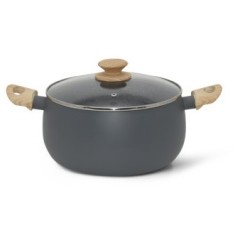 Кастрюля FISSMAN LANA 24x12см / 5,6л со стеклянной крышкой (алюминий) (h)