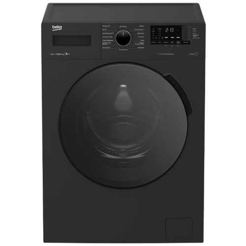 Стиральная машина Beko WSPE6H612A антрацит (q)