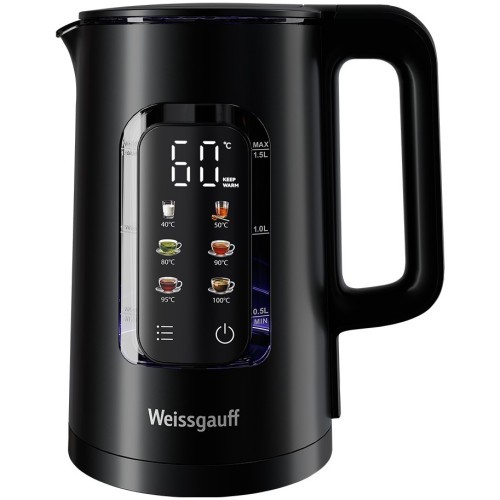 Электрочайник Weissgauff WK 1500 Db Touch BodyCool (q)