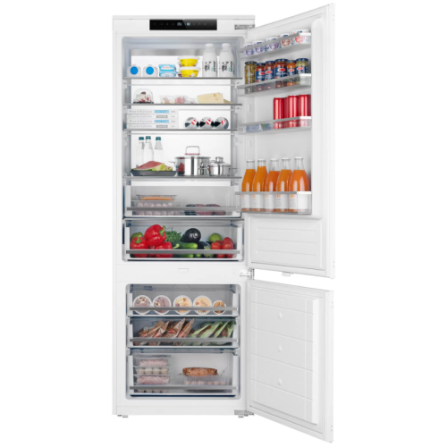 Встраиваемый двухкамерный холодильник Weissgauff WRKI 1969 Total NoFrost Premium EcoFresh (q)