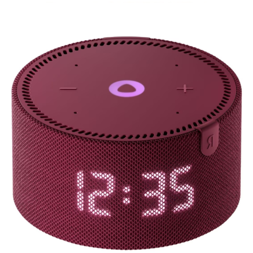 Умная колонка Яндекс Станция Мини с часами с Алисой красный (YNDX-00020R) (h)