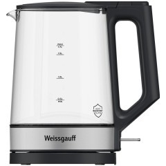 Электрочайник Weissgauff WK 1700 EcoGlass Nero (q)