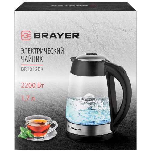 Электрочайник Brayer BR1012BK (q)