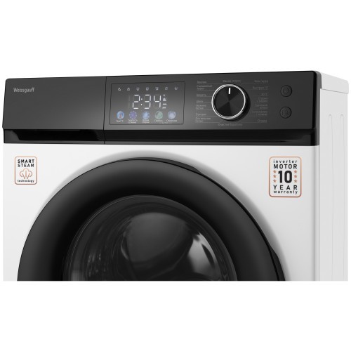 Cтиральная машина Weissgauff WM 45128 Inverter Steam Color Touch (q)