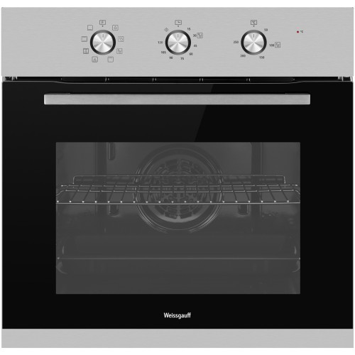 Встраиваемый электрический духовой шкаф Weissgauff EOM 208 PDX Steam Clean (q)