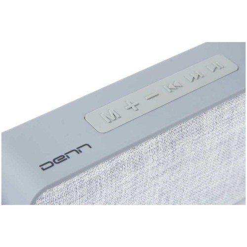 Беспроводная акустика Denn DBS F002 Gray (h)