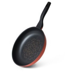 Сковорода FISSMAN CITRUS 28x5,7см цвет оранжевый (алюминий) (h)