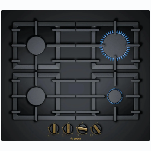 Встраиваемая газовая панель Bosch PPP6B6B90R черный (q)