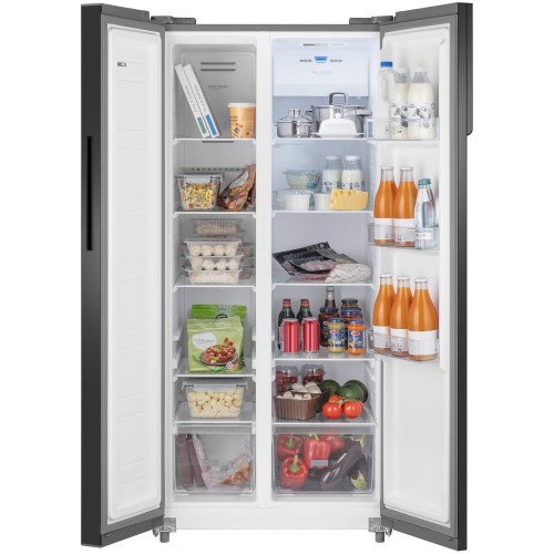 Холодильник Side-by-Side Weissgauff WSBS 500 Inverter NoFrost Beige Glass (q)