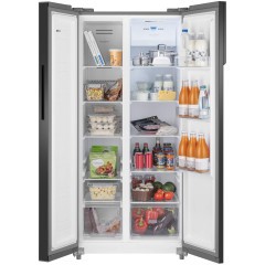 Холодильник Side-by-Side Weissgauff WSBS 500 Inverter NoFrost Beige Glass (q)