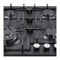 Встраиваемая газовая панель Weissgauff HGG 641 BEB (q)
