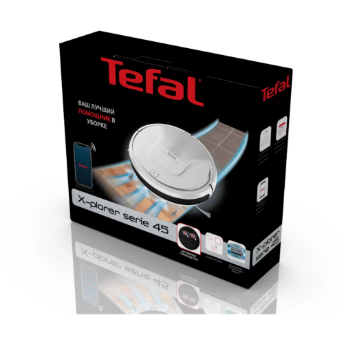 Робот-пылесос Tefal X-PLORER SERIE 45 RG8227WH White (q)