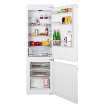 Холодильник встраиваемый двухкамерный HOMSair FB177SW Inverter (h)