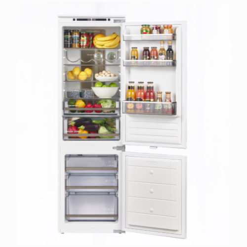 Холодильник встраиваемый двухкамерный MAUNFELD MBF177NFWHGR Inverter (h)