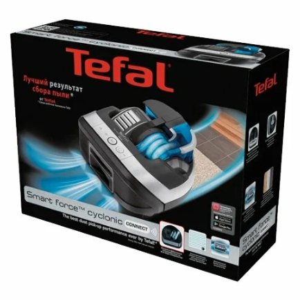 Робот-пылесос Tefal Smart force cyclonic connect RG8021RH (q)