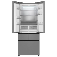 Холодильник (Side-by-Side) Weissgauff WFD 450 Built-in Inverter NoFrost Inox (q)