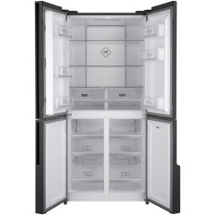 Холодильник (Side-by-Side) Weissgauff WCD 450 Inox Glass NoFrost Inverter (q)