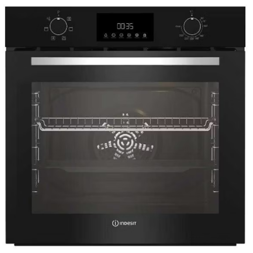 Встраиваемый электрический духовой шкаф Indesit IFE 3644 J черный (h)