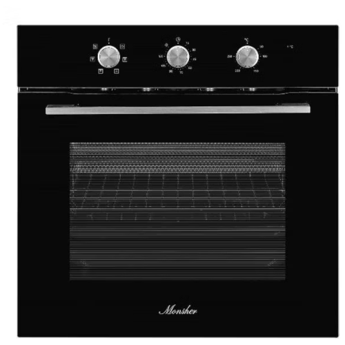 Встраиваемый электрический духовой шкаф Monsher MOE 6062 Noir (h)