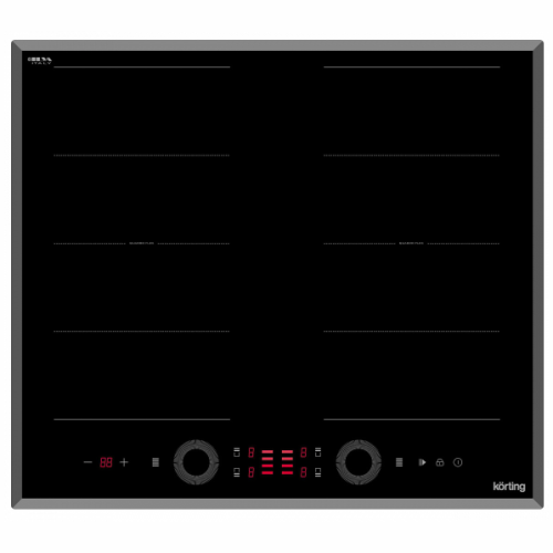 Встраиваемая индукционная панель KORTING HIB 68700 B Quadro (h)
