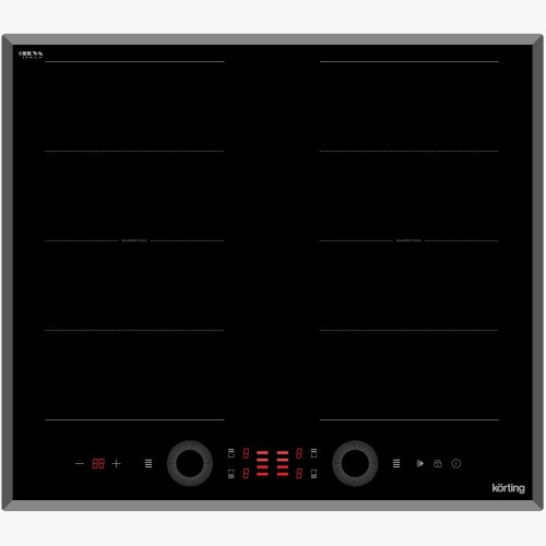 Встраиваемая индукционная панель Korting HIB 68700 B Quadro (h)