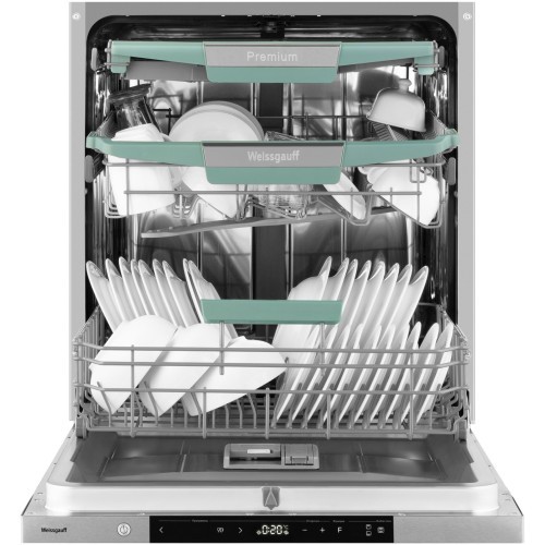 Встраиваемая посудомоечная машина Weissgauff BDW 6151 Inverter Touch AutoOpen Timer Floor (q)
