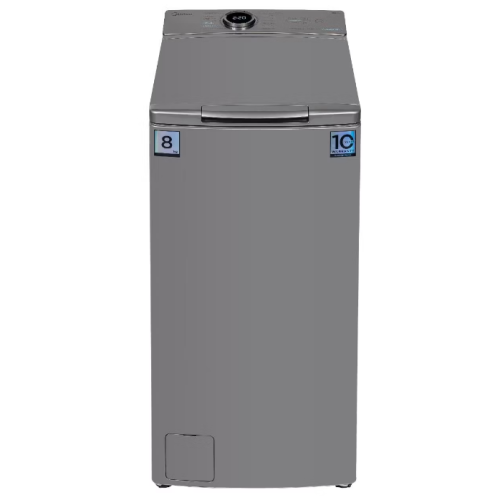 Стиральная машина с вертикальной загрузкой Midea MF100T80BS/S-RU (h)