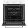 Встраиваемый газовый духовой шкаф Weissgauff WGO 702 White Glass (q)