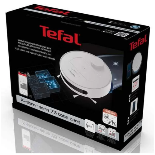 Робот-пылесос Tefal X-plorer Serie 75 RG7687WH (q)x