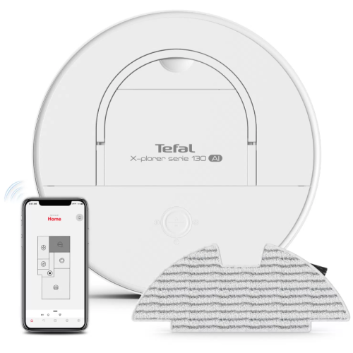 Робот-пылесос Tefal X-Plorer Serie 130AI Animal & Allergy RG9077WH (q)x
